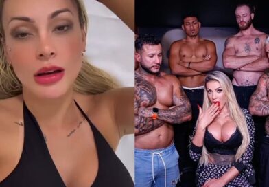 Andressa Urach é hospitalizada após gravar vídeo adulto com 8 homens: ‘Muita dor’