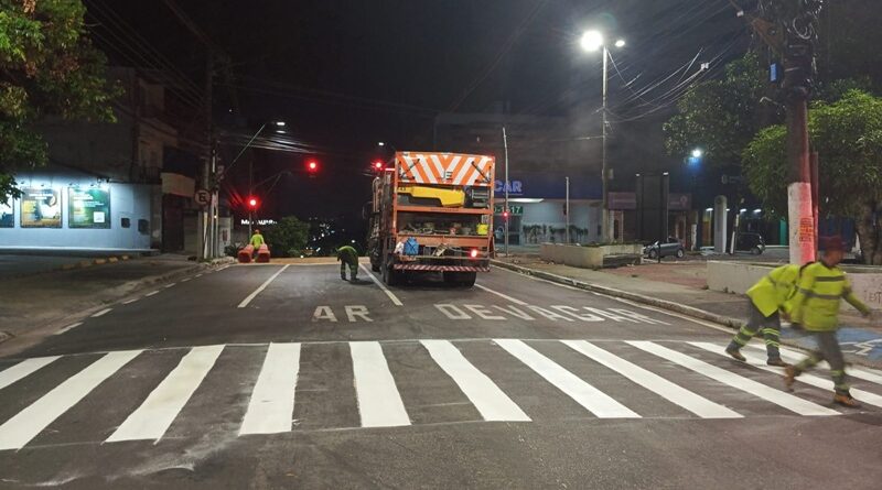 Prefeitura de Manaus regulamenta sinalização da rua Mundurucus, no Centro